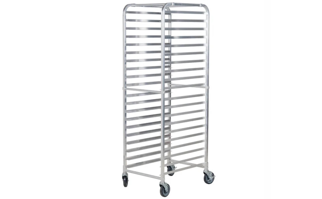 Enclosed sheet pan rack