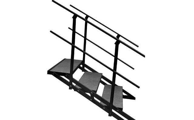 three step stage stair